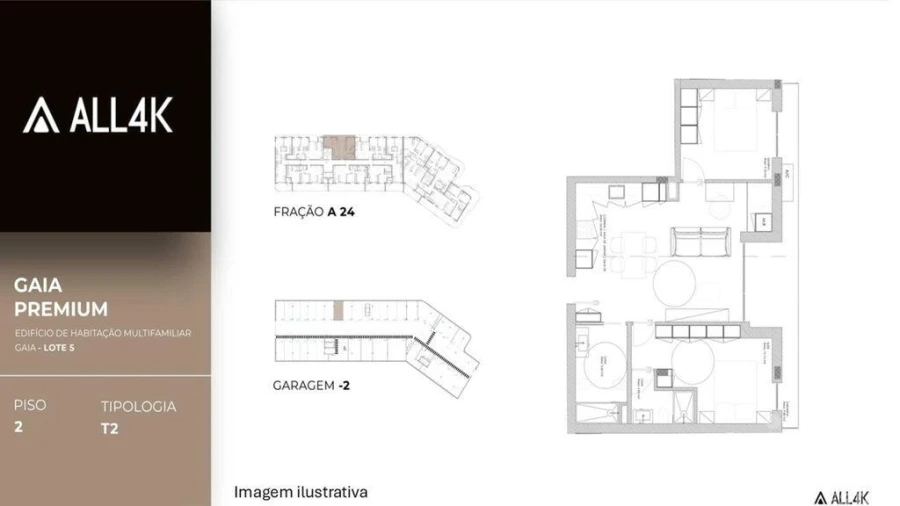 Apartamento T2 para Venda em Oliveira do Douro Foto 8