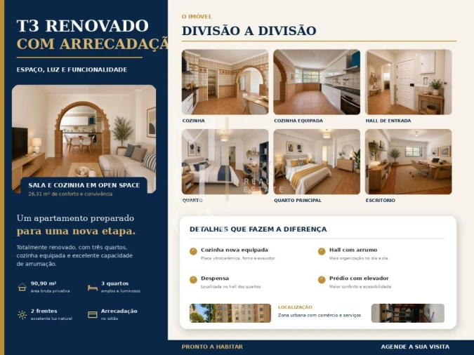 Apartamento T3 para Venda em Algueirão-Mem Martins Foto 38
