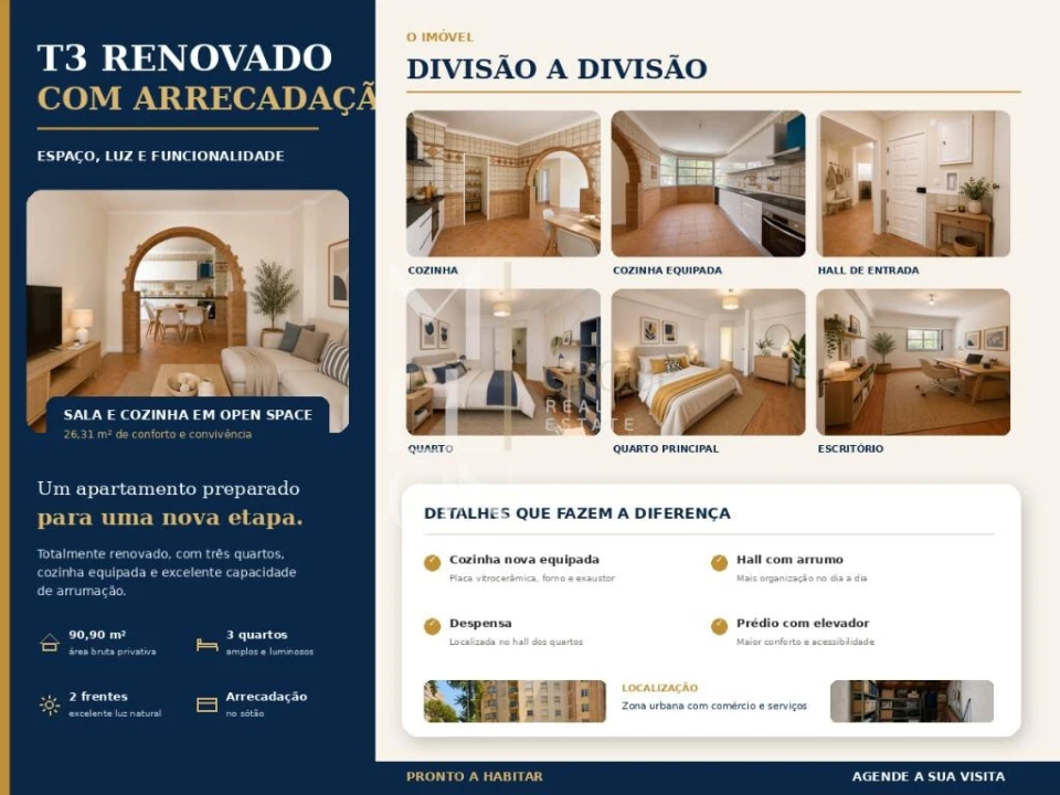 Apartamento T3 para Venda em Algueirão-Mem Martins Foto 38
