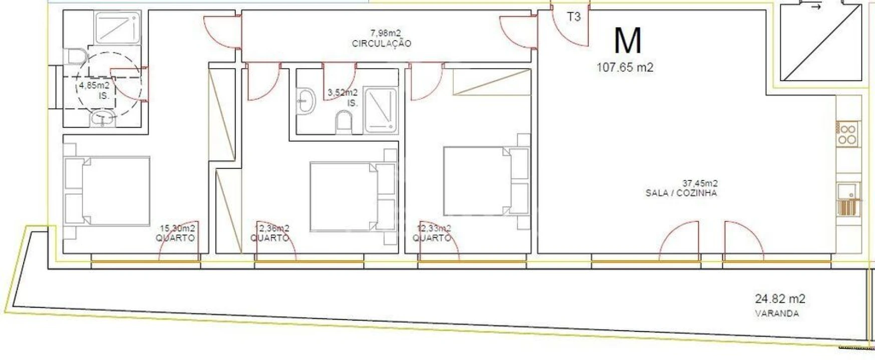 Apartamento T3 para Venda em Tondela e Nandufe Foto 6