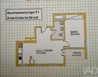 Apartamento T1 para Venda em Monte Gordo