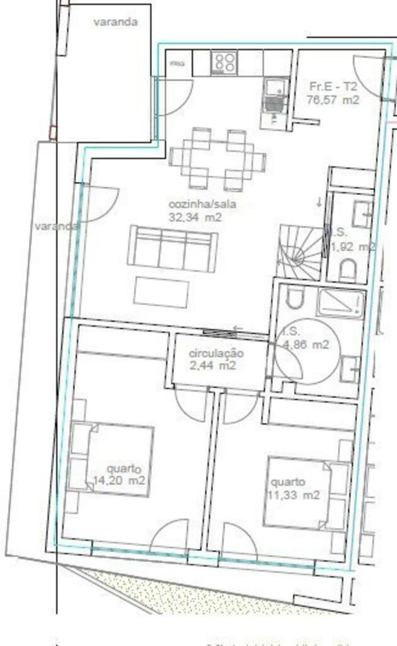 Apartamento T2 para Venda em Tondela e Nandufe Foto 7