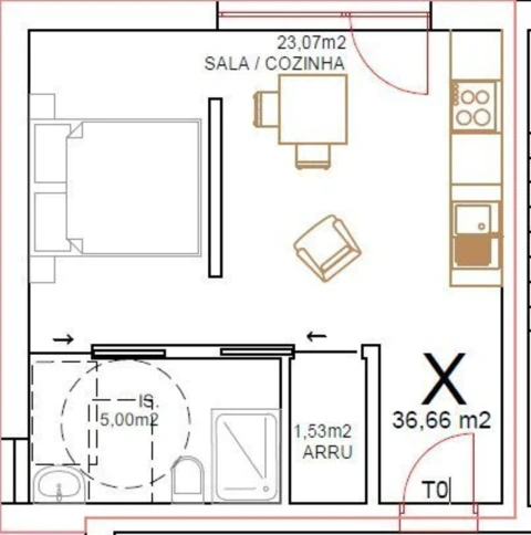 Apartamento para Venda em Tondela e Nandufe