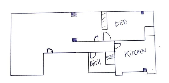 Apartamento T1 para Arrendamento em Santo António