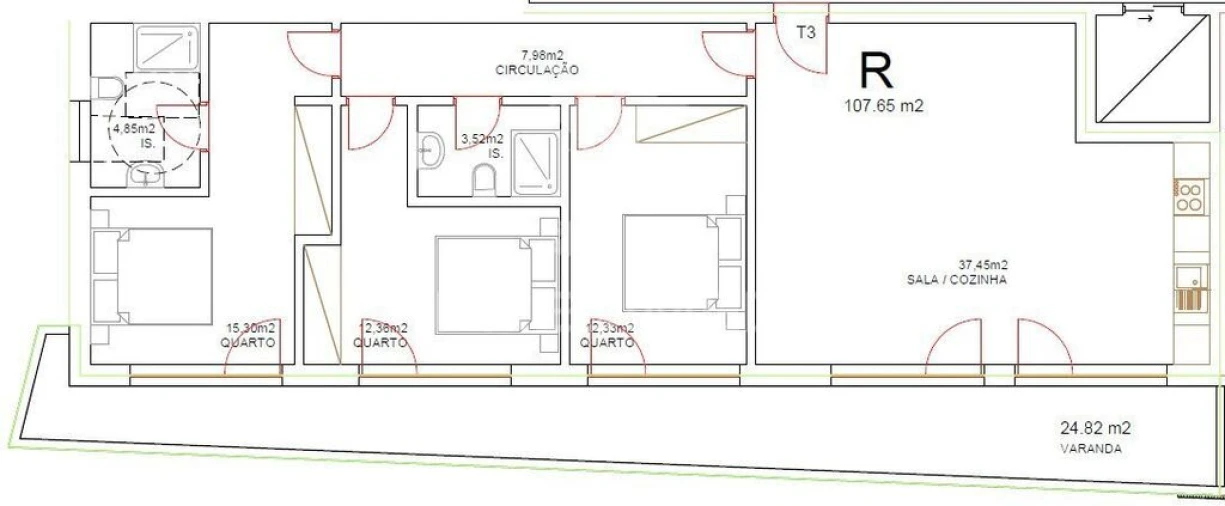 Apartamento T3 para Venda em Tondela e Nandufe Foto 7