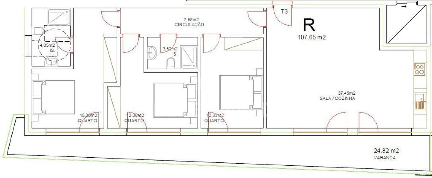 Apartamento T3 para Venda em Tondela e Nandufe Foto 7