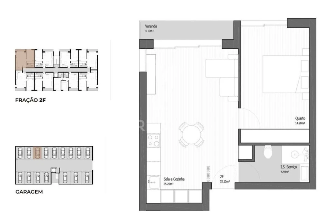 Apartamento T1 para Venda em Vila Praia de Ancora Foto 9