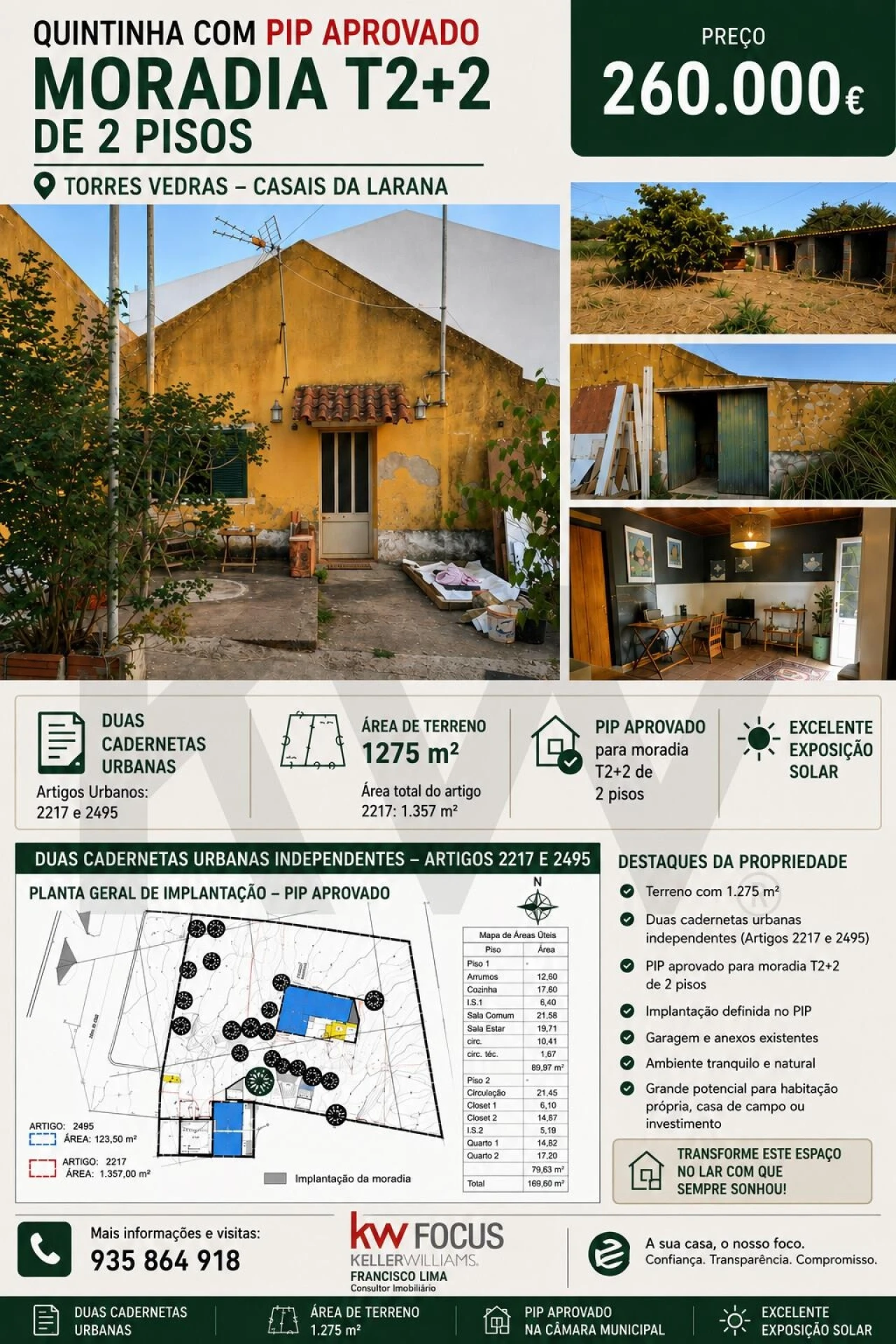 Moradia T3 para Venda em Ramalhal Foto 1