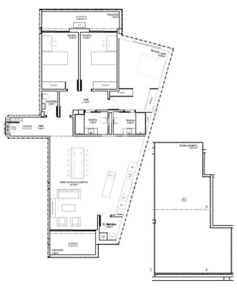 Apartamento T3 para Venda em Valadares
