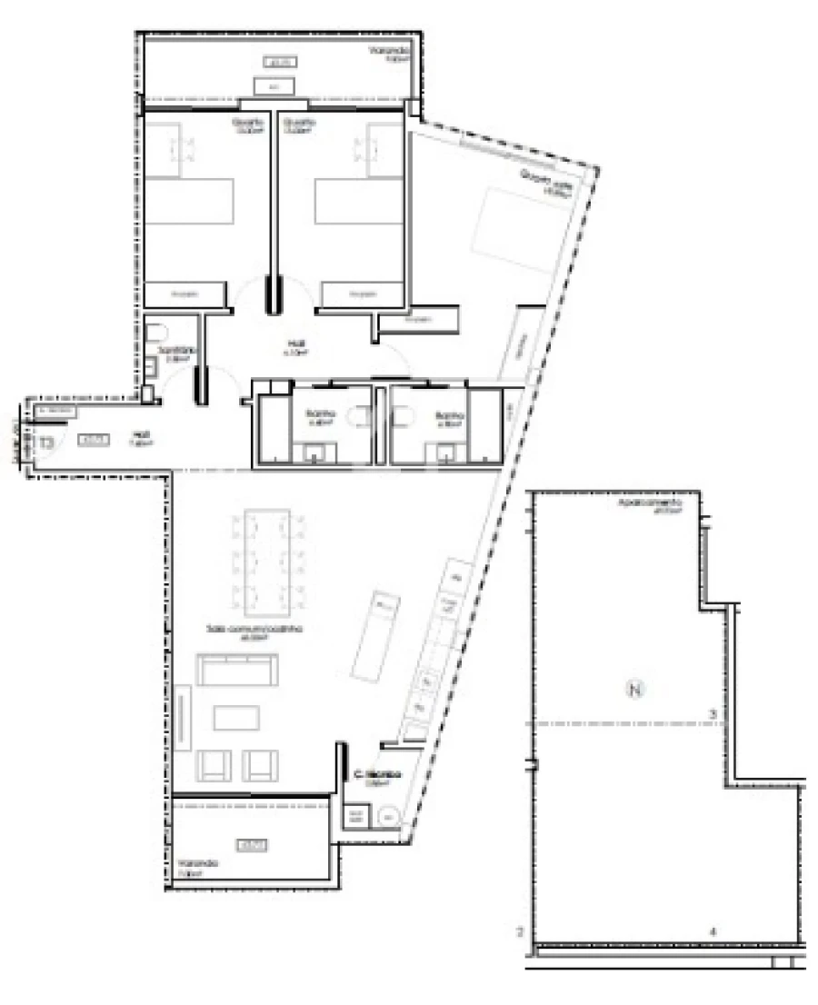 Apartamento T3 para Venda em Valadares Foto 20