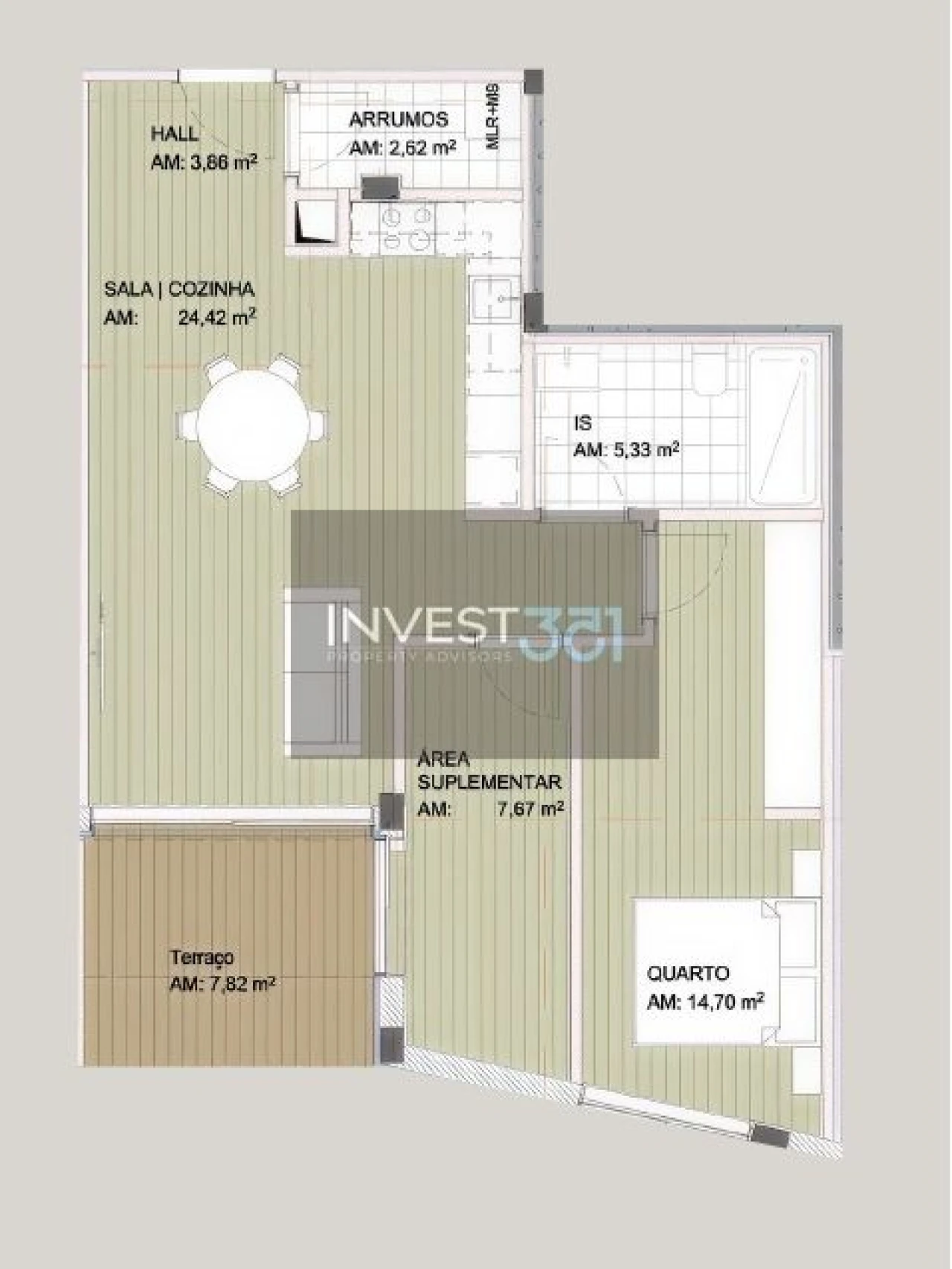 Apartamento T1 para Venda em Paços de Ferreira Foto 28