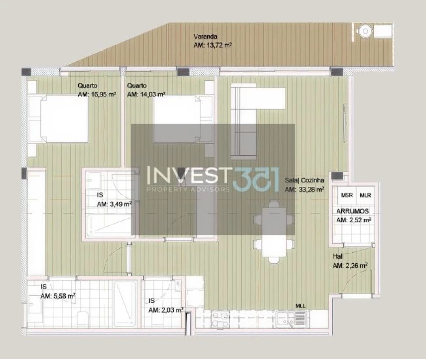 Apartamento T2 para Venda em Paços de Ferreira Foto 28