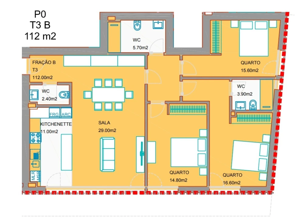 Apartamento T1 para Venda em Cantanhede e Pocariça Foto 6