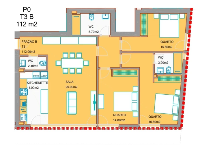 Apartamento T1 para Venda em Cantanhede e Pocariça Foto 6