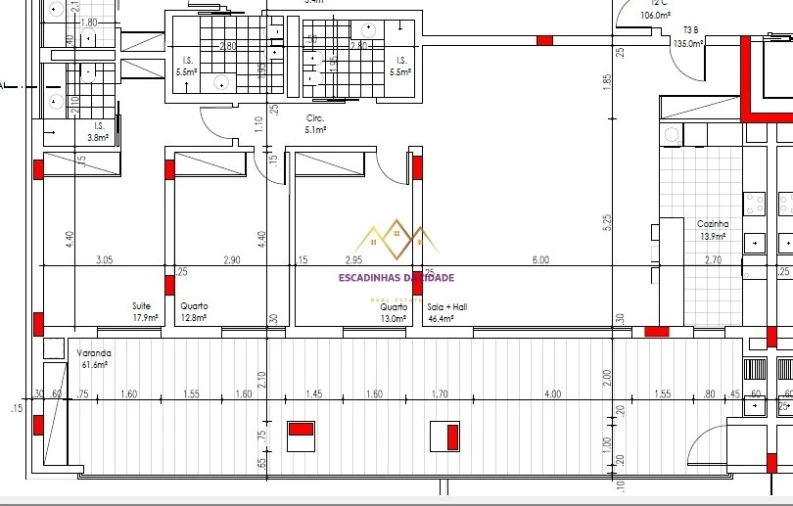 Apartamento T3 para Venda em Sacavém e Prior Velho Planta 1