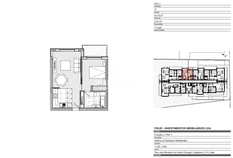 Apartamento T1 para Venda em Gulpilhares e Valadares Foto 16