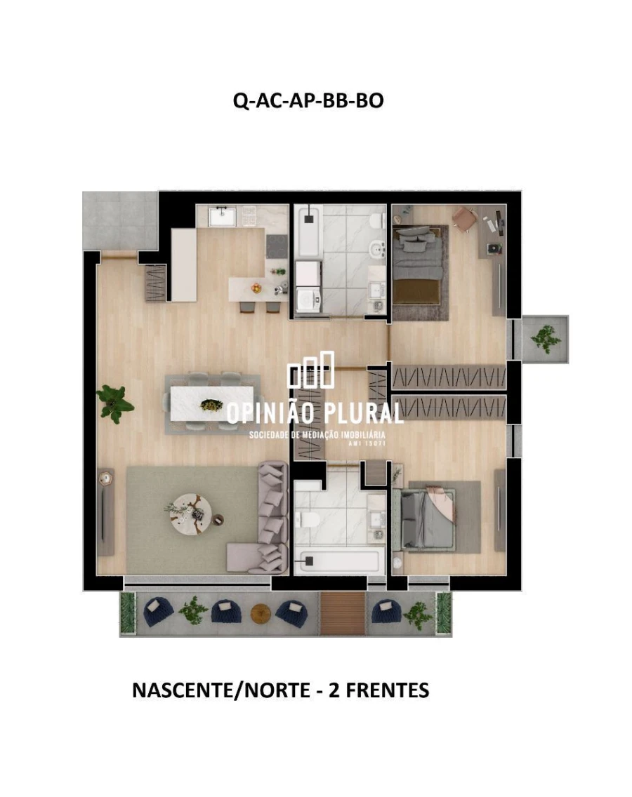 Apartamento T2 para Venda em Avintes Foto 17