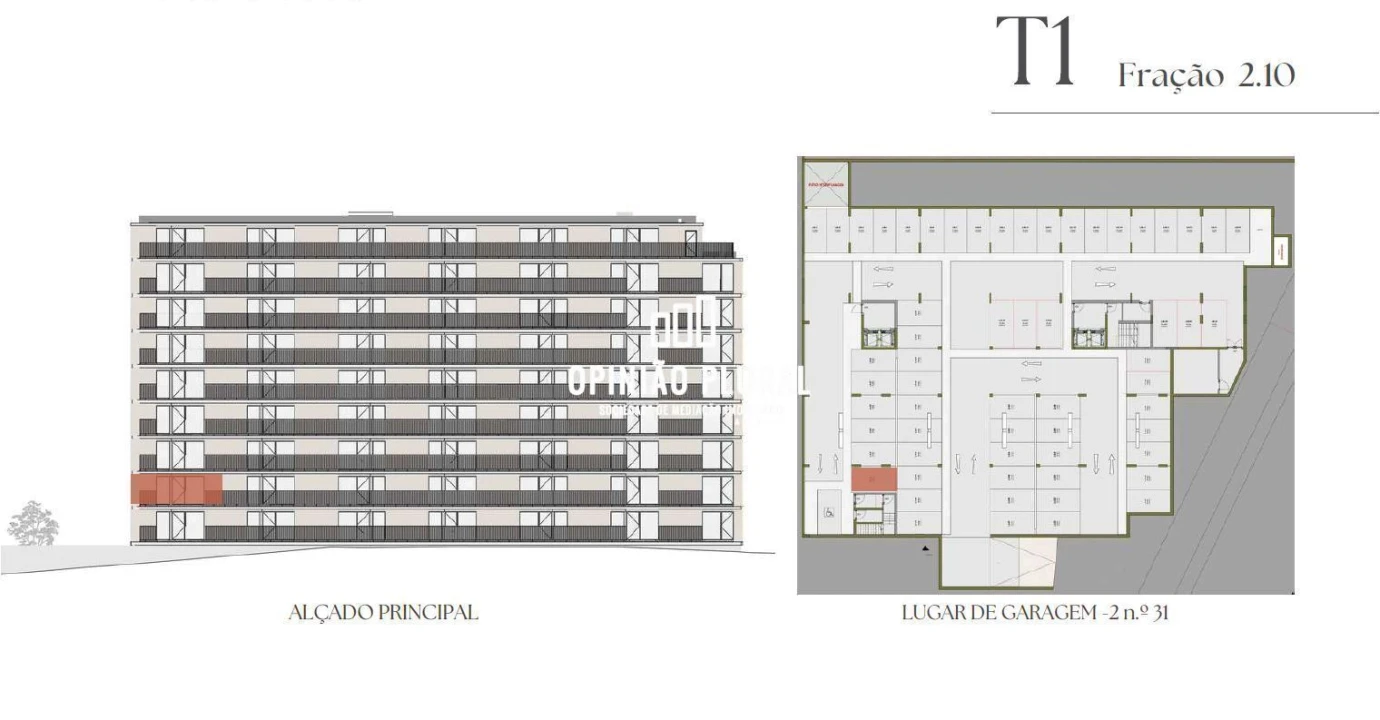 Apartamento T1 para Venda em Vilar de Andorinho Foto 9