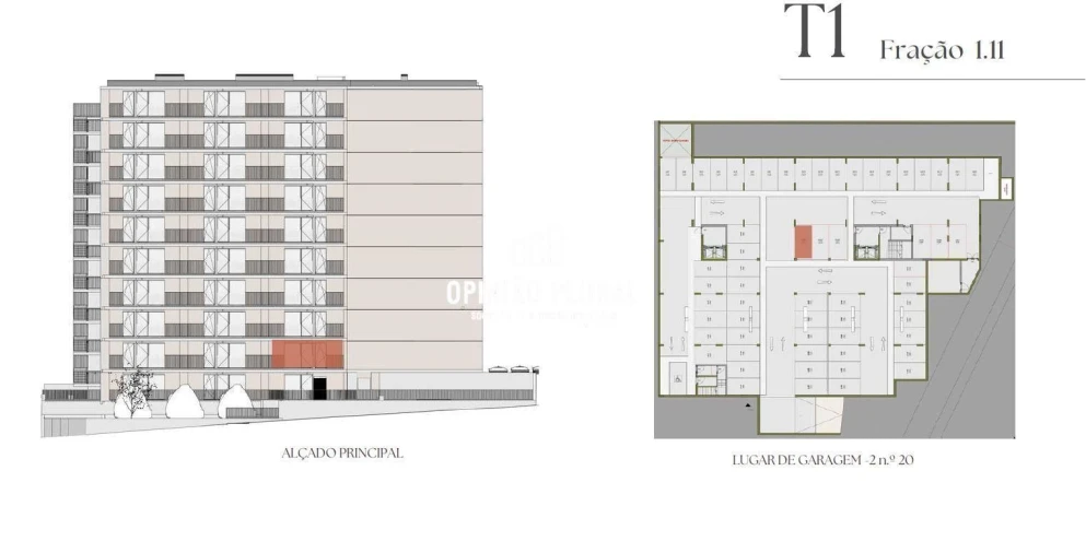 Apartamento T1 para Venda em Vilar de Andorinho Foto 9