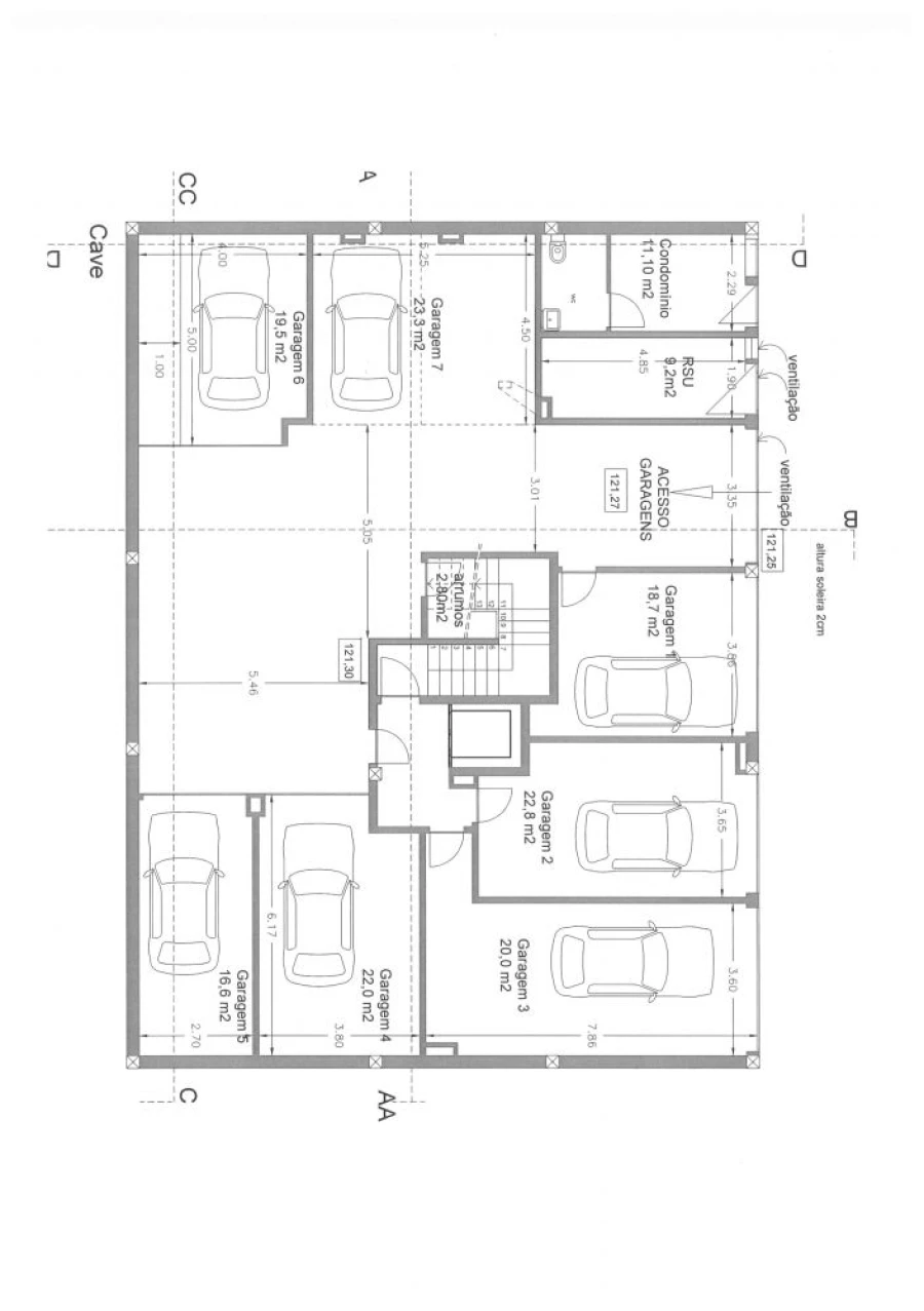 Apartamento T3 para Venda em Santa Maria da Feira, Travanca, Sanfins e Espargo Planta 2