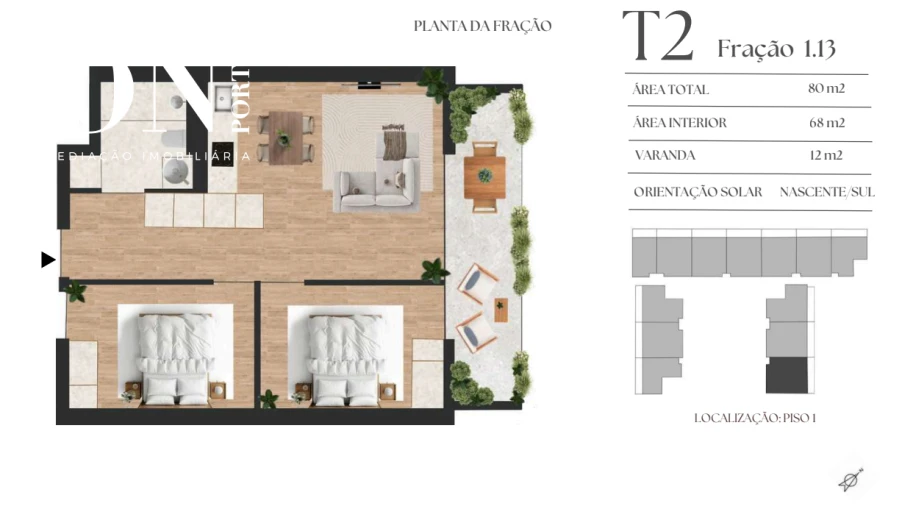 Apartamento T2 para Venda em Vilar de Andorinho Foto 8