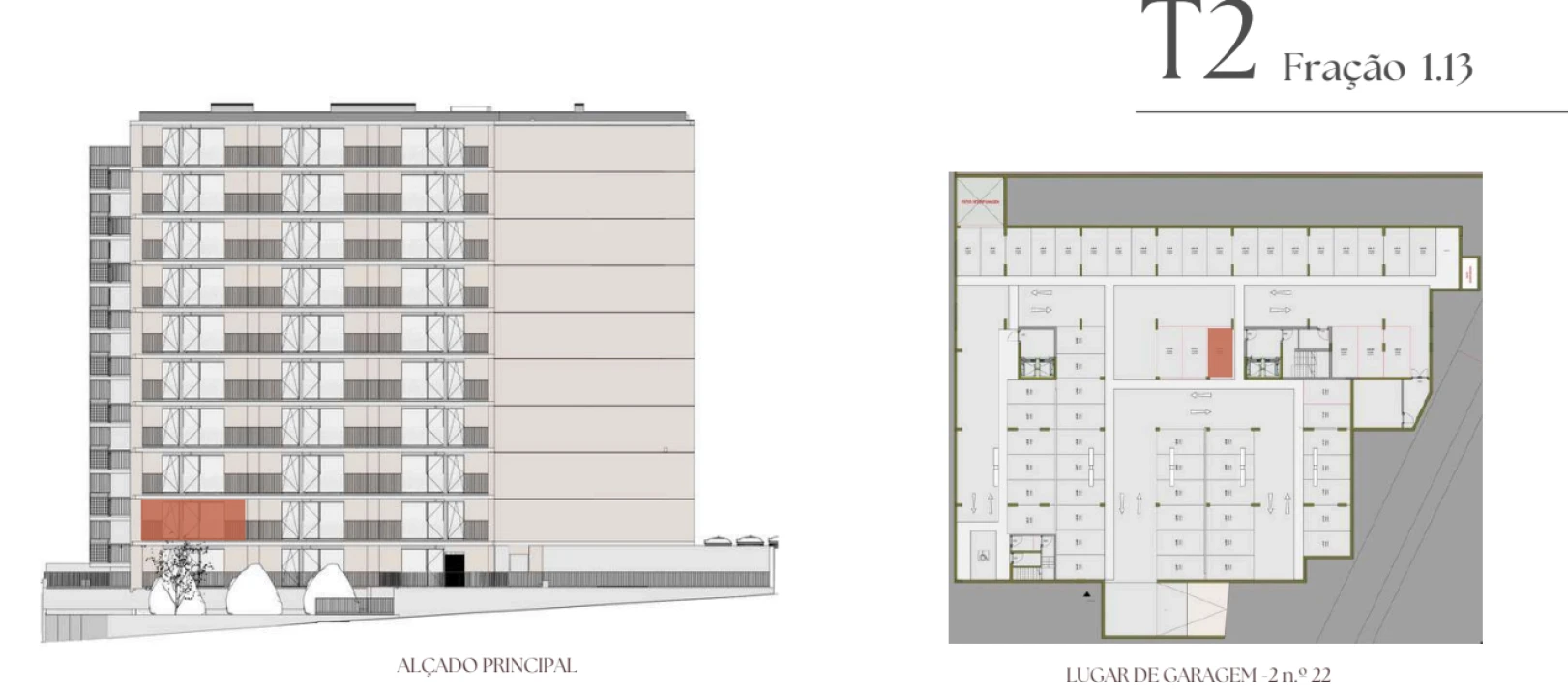 Apartamento T2 para Venda em Vilar de Andorinho Planta 2