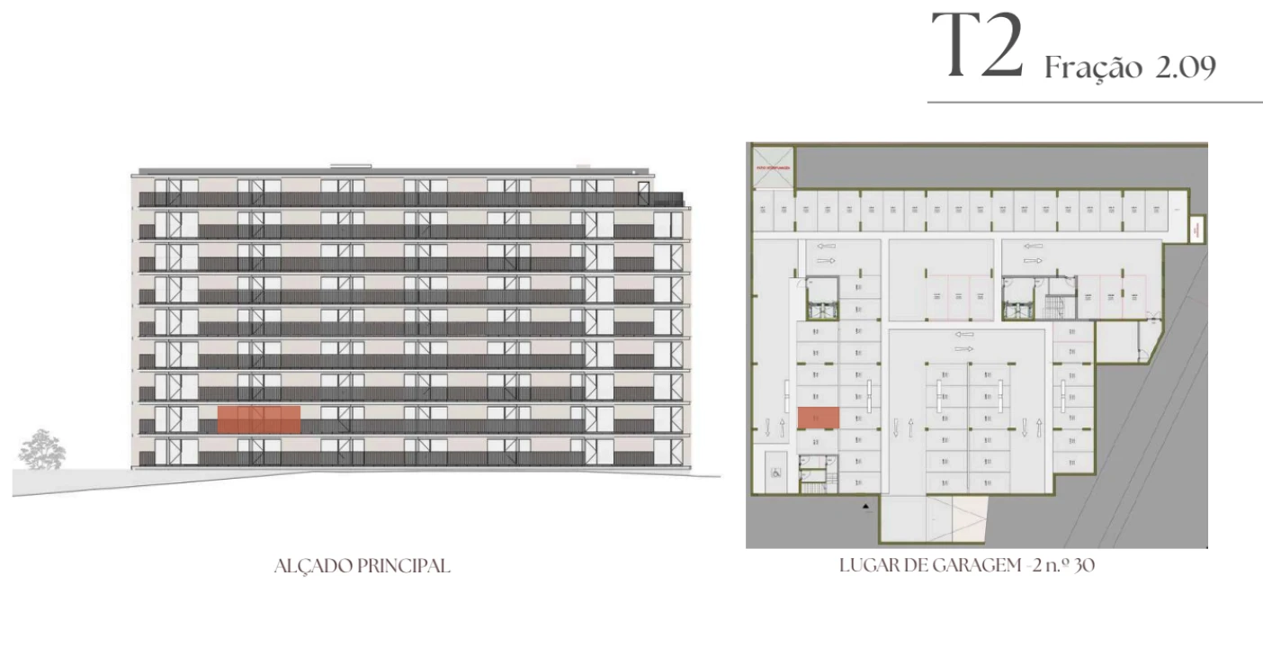 Apartamento T2 para Venda em Vilar de Andorinho Planta 2