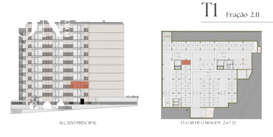 Apartamento T1 para Venda em Vilar de Andorinho