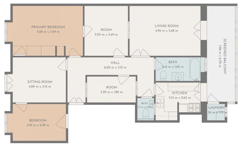 Apartamento T3 para Venda em Arroios Planta 1