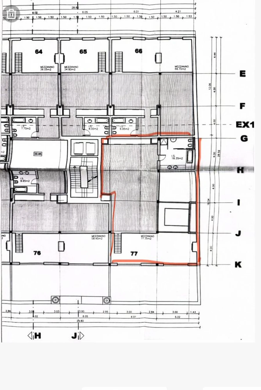 Apartamento T1 para Venda em Estrela Planta 2