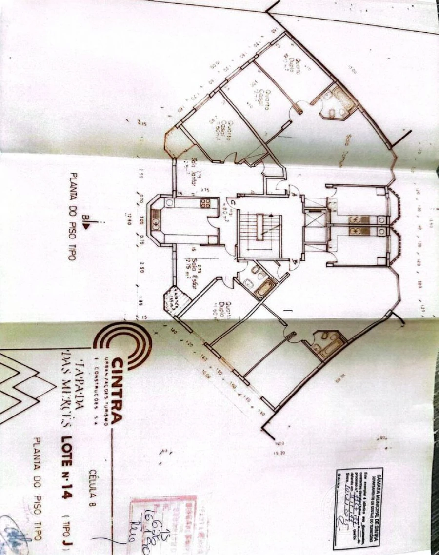 Apartamento T3 para Venda em Algueirão-Mem Martins Planta 1