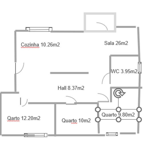 Apartamento T3 para Venda em Moita Planta 1