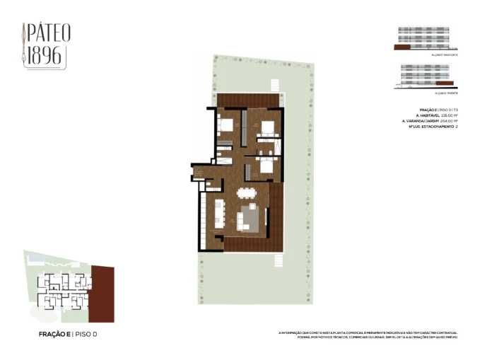 Apartamento T3 para Venda em São João da Madeira Planta 1