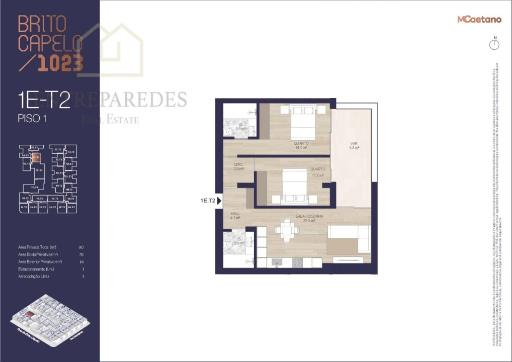 Apartamento T2 para Venda em Matosinhos e Leça da Palmeira Foto 46
