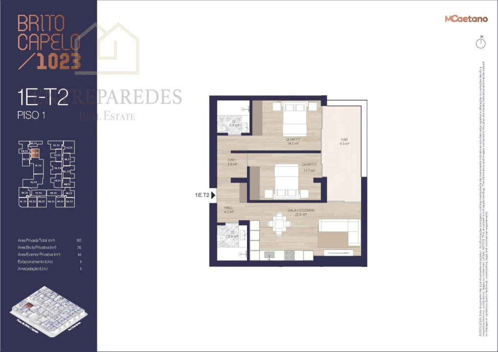 Apartamento T2 para Venda em Matosinhos e Leça da Palmeira Foto 46