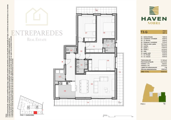 Apartamento T3 para Venda em Silvares, Pias, Nogueira e Alvarenga Foto 24