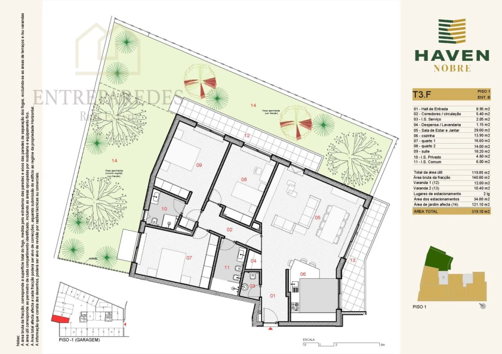 Apartamento T3 para Venda em Silvares, Pias, Nogueira e Alvarenga Foto 24