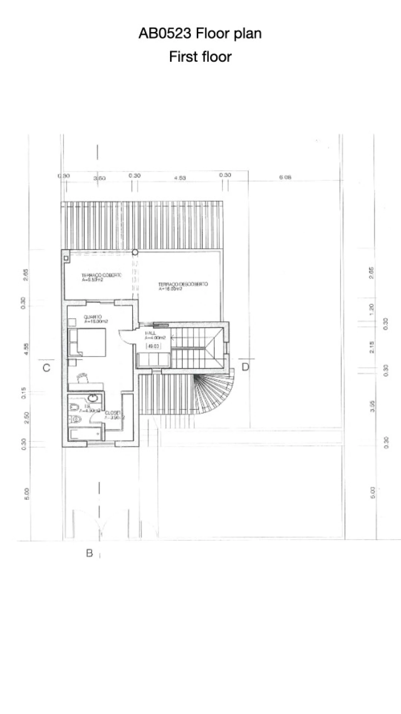 Moradia T2 para Venda em Odiaxere Planta 3