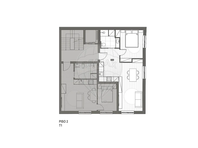 Apartamento T1 para Venda em Nazare Foto 11