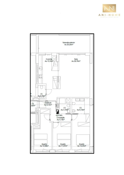 Apartamento T3 para Venda em Matosinhos e Leça da Palmeira