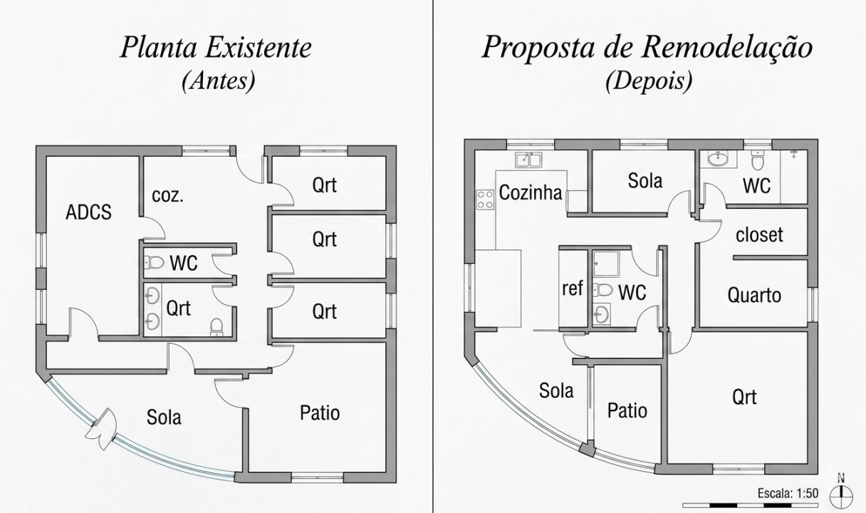 Moradia T2 para Venda em Freiria Planta 2