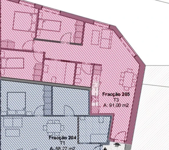 Moradia T5 para Venda em Vilar Planta 1