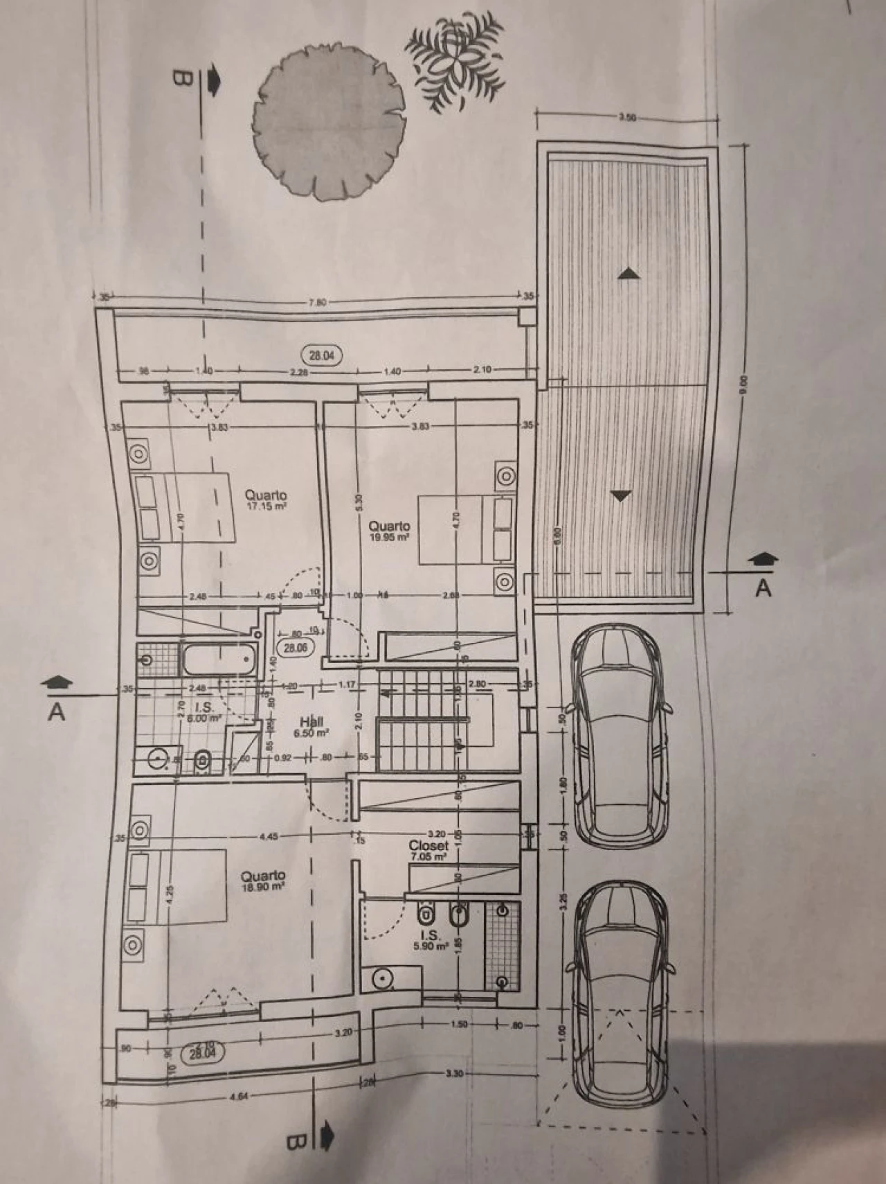 Moradia T4 para Venda em Silveira Planta 2