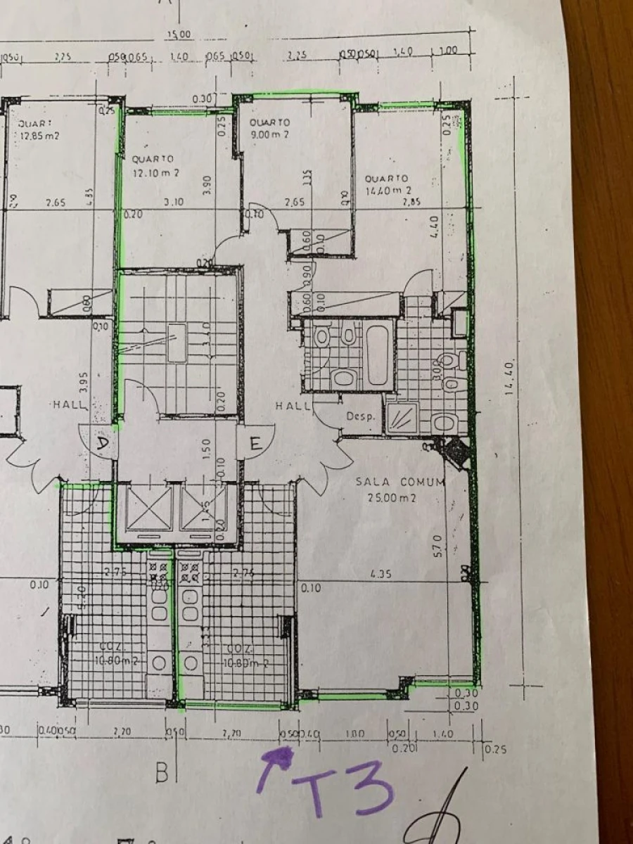 Apartamento T2 para Venda em Enxara do Bispo, Gradil e Vila Franca do Rosário Planta 1