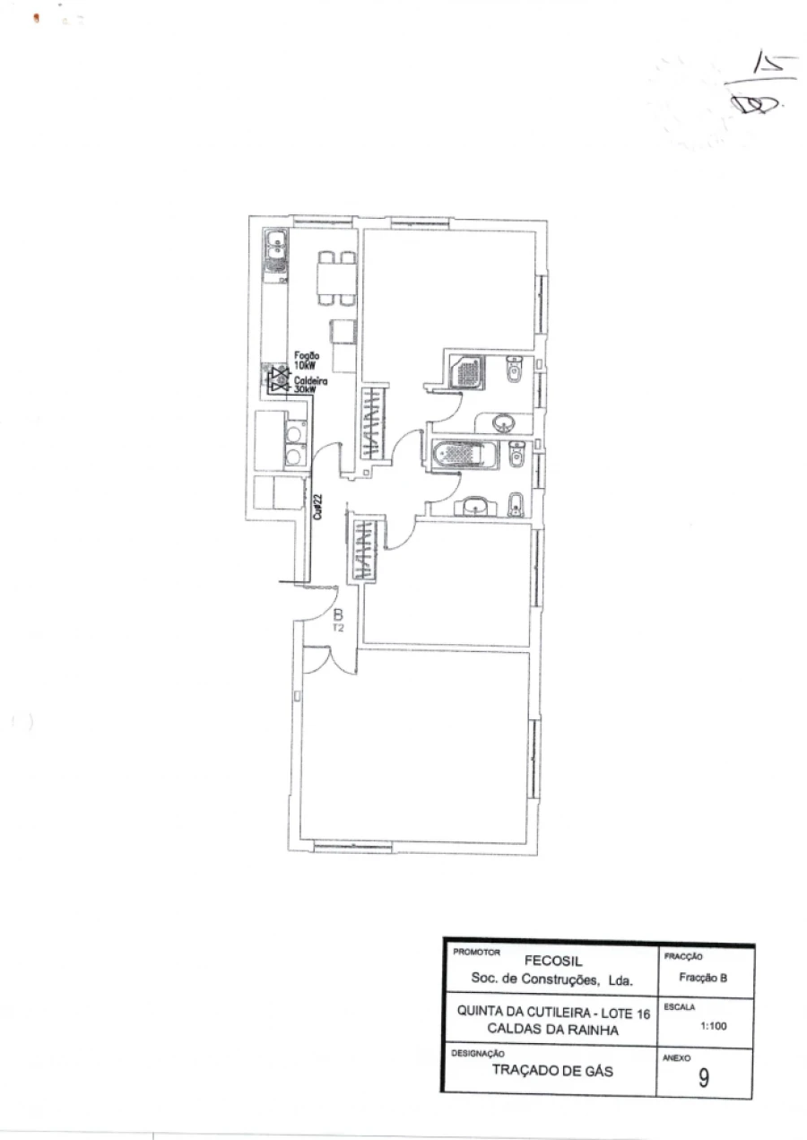 Apartamento T2 para Venda em Nossa Senhora do Pópulo, Coto e São Gregório Planta 10