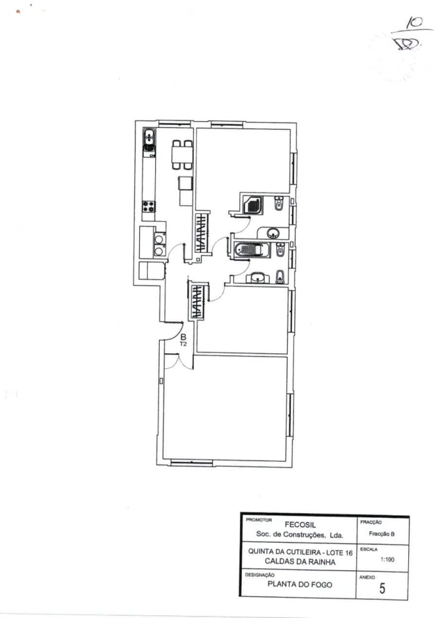 Apartamento T2 para Venda em Nossa Senhora do Pópulo, Coto e São Gregório Planta 5