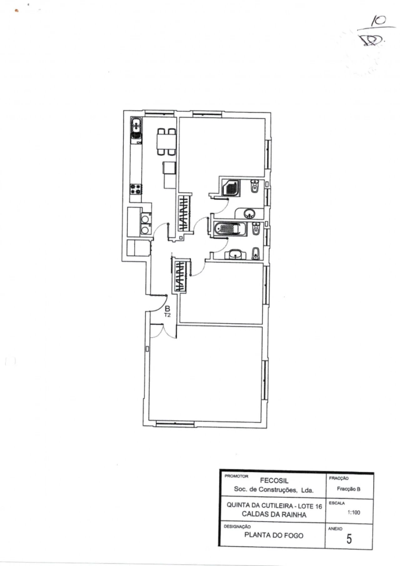 Apartamento T2 para Venda em Nossa Senhora do Pópulo, Coto e São Gregório Planta 5