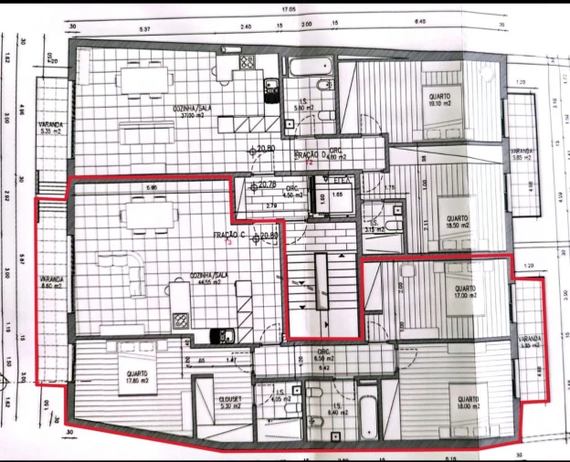 Apartamento T3 para Venda em Alfeizerão Planta 1