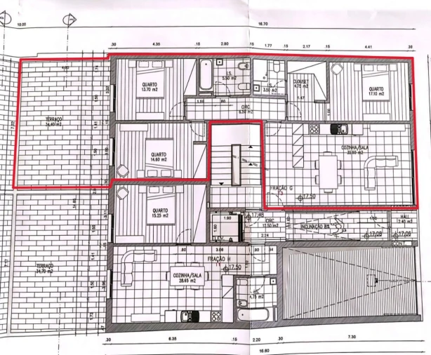 Apartamento T3 para Venda em Alfeizerão Planta 1