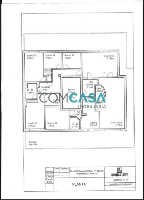 Apartamento T5 para Venda em Paranhos